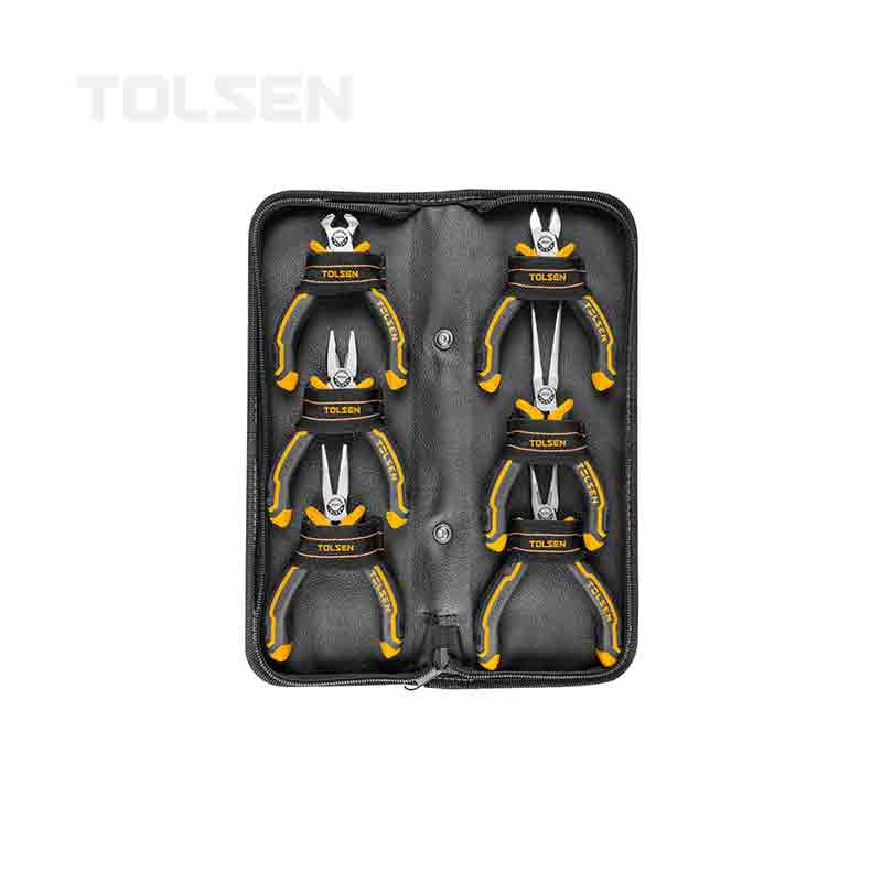 TOLSEN 10359 6pcs Circlip Mini Plier Set With Nickel Plated