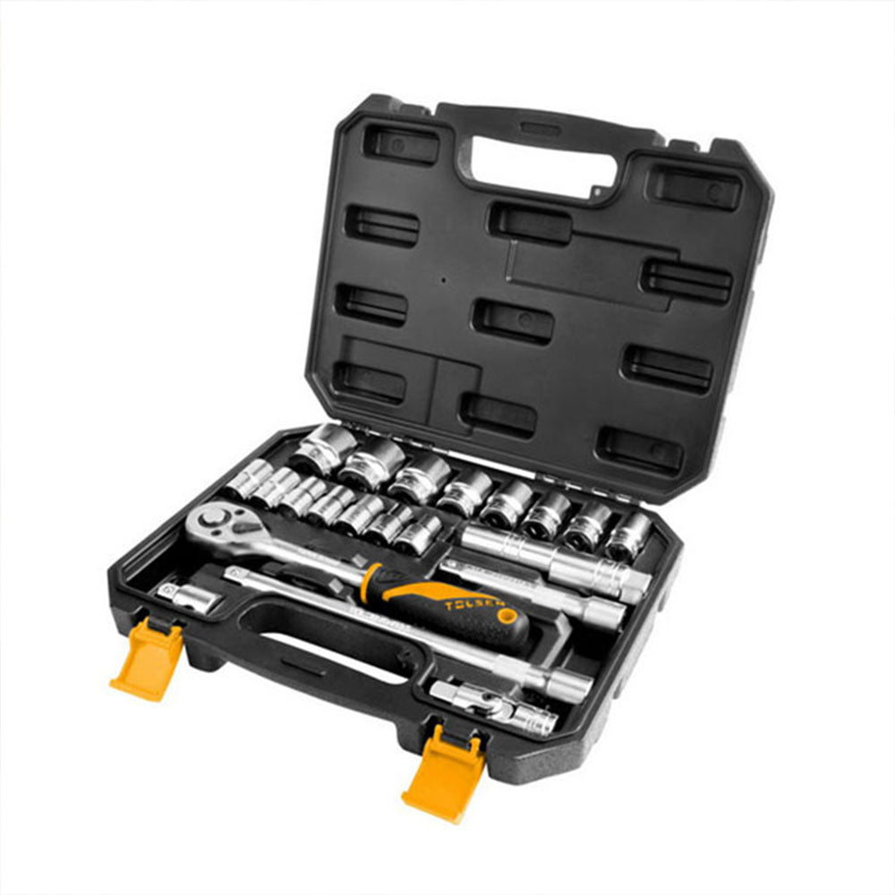 TOLSEN 15139  Wrench Kit Auto Repair Tool Set 22pcs 1/2" Socket Set