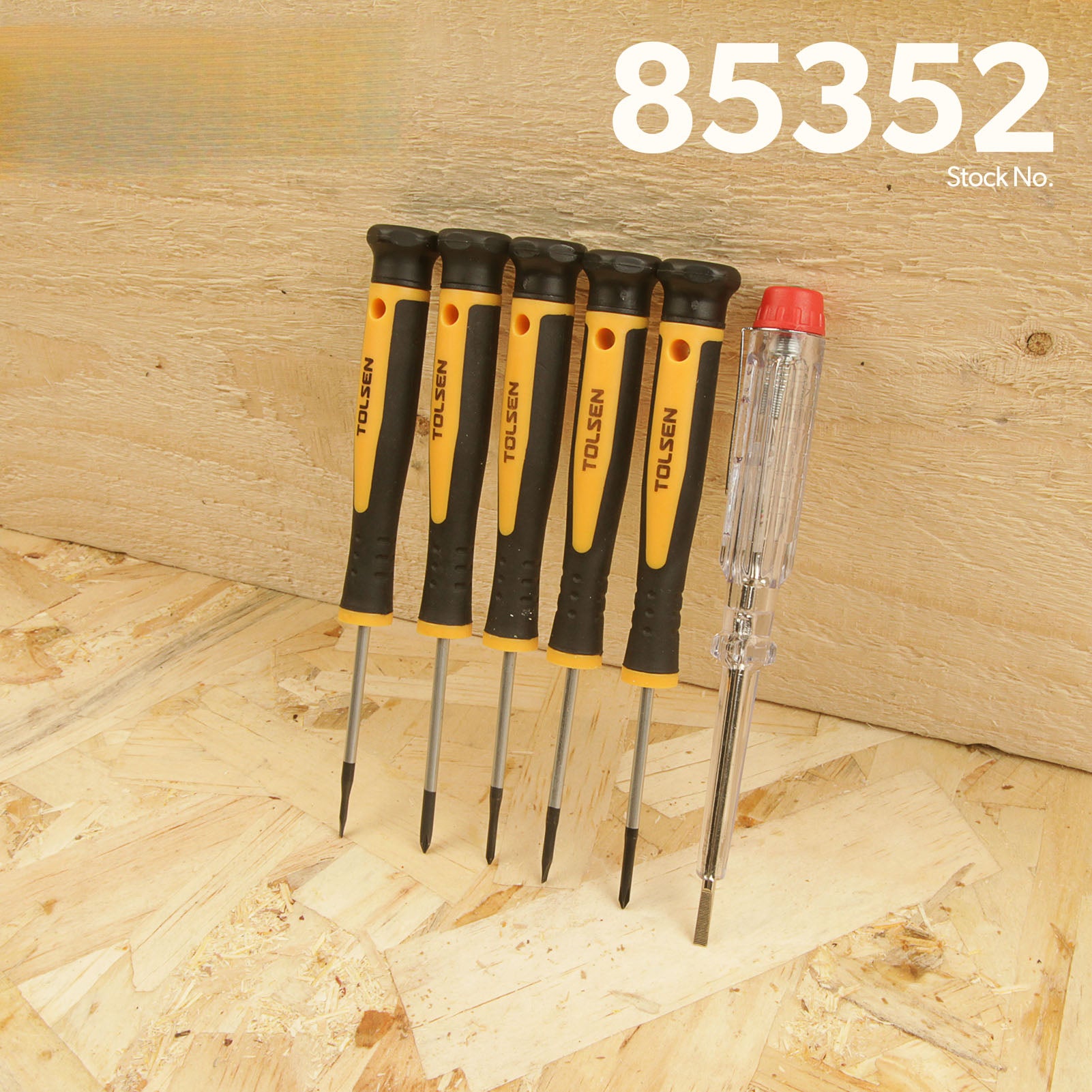 TOLSEN 85352 89pcs Screwdriver Household Hand Box Home Tool Set