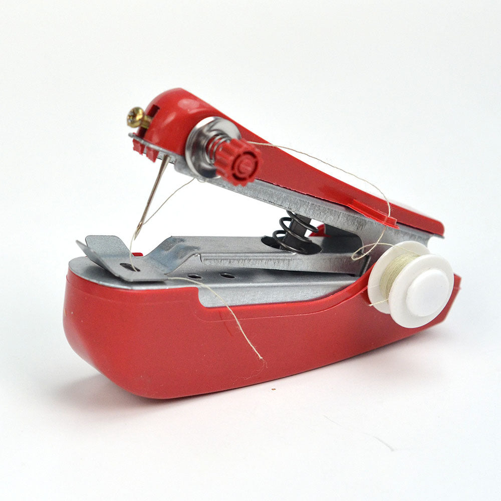 Manual mini sewing machine mini household handheld small pocket portable sewing machine miniature tailor machine