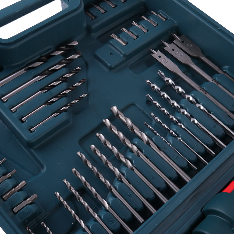 Ronix General Home Electric Drill Tool Set Toolbox Storage Case For Homeowner Handyman 220-240V 52 Pcs Impact Drill Kits