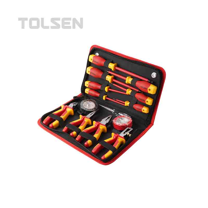 TOLSEN V80114 14pcs 1000v Vde Insulated Hand Tool Set